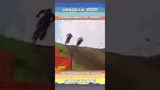 Ricky Carmichael vs Tim Ferry At the Unadilla Motocross 2001 motocross dirtbike supercross [upl. by Cobby]