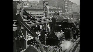 SBahn Berlin Bauarbeiten der NordSüd Verbindung 1934 [upl. by Nilram]