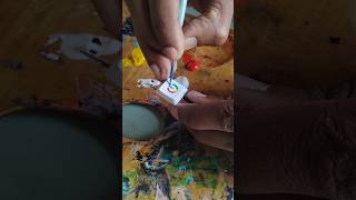 customising my keyboard part 5 art acrylic artist painting paintingstyles acrylicpainting [upl. by Fabiano384]