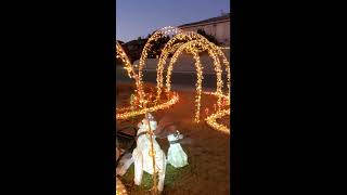 Christmas light arches DIY [upl. by Clevey]