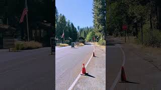 Big Oak Flat entrance gate to Yosemite [upl. by Pearle]