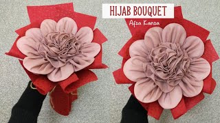 Cara Buat Buket Hijab  Part 3  How To Wrapping Hijab Bouquet [upl. by Wichman]