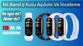 XİAOMİNİN EN YENİ BİLEKLİĞİ Mİ BAND 9 KUTU AÇILIMI VE İNCELEME  EN İYİSİ Mİ [upl. by Silden]