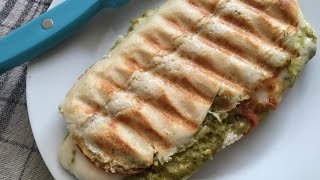 Panini Pesto Mozzarella  Episode 178  Baking with Eda [upl. by Dusen430]