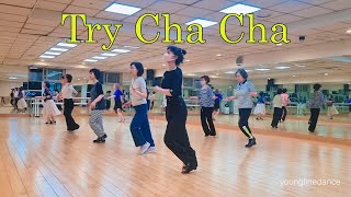 Try Cha Cha linedance  Cho Suki Choi amp Sally Hung [upl. by Ifok258]