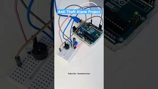 Anti Theft Alarm Project ​⁠Arduino iotproject iot electronics viraltech viralshort [upl. by Hanschen]