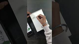 Dr BR Ambedkar drawing outlining tutorialsubscribe art drawing sketch sappot art [upl. by Onitsuj]