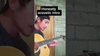 Honestly by harem scarem acoustic intro guitar musichunt cover opm [upl. by Snoddy197]