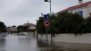 Inondation sur Noirmoutier [upl. by Hploda]