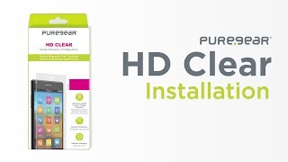 PureGear HD Clear Screen Protector Installation [upl. by Ripleigh]