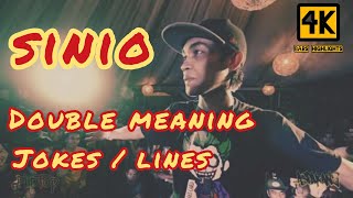 FLIPTOP  SINIO DOUBLE MEANING JOKESLINES  4K Bars Highlights [upl. by Reiter234]