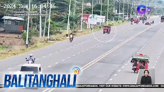 Tricycle nahulog sa gilid ng kalsada Driver na lasing umano sugatan  Balitanghali [upl. by Damick30]