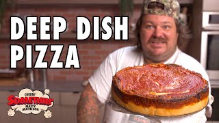 ChicagoStyle Deep Dish Pizza  Cookin Somethin w Matty Matheson [upl. by Enelad557]