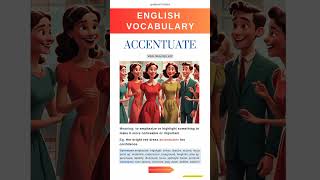 Learning English Vocabulary Daily  Advanced Vocabulary  Emphasize and Highlight 😀 [upl. by Einittirb]