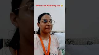 Before viva VS During viva 🤣🤣🤣 shorts comedy funny schoollife [upl. by Anihsit337]