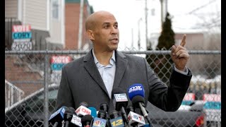 Cory Booker speaks after launching 2020 campaign [upl. by Esyli664]