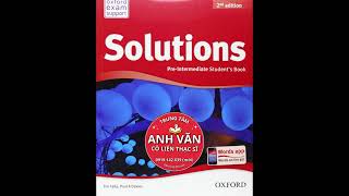 Solutions PreIntermediate Students Book  Unit 10 [upl. by Ahders]