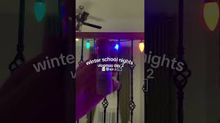 winter school nights🧖‍♀️❄️☕️🎄🌌 vlogmas day 2 trending preppy winter fypシ゚ vlog [upl. by Breed548]