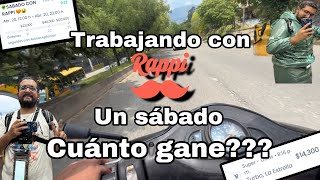 Cuánto se gana en Rappi Colombia 2024 🛵🍔🍟🇨🇴día sábado [upl. by Radnaskela]