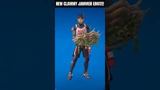 NEW CLAMMY JAMMER EMOTE fortnite epicgames new newemote share shorts subscribe fyp [upl. by Hilleary121]