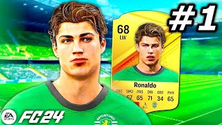 FC 24 Ronaldo Player Career Mode EP1 [upl. by Armyn]