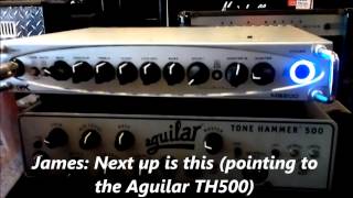 QUICK TEST GK MB500 amp AGUILAR Tone Hammer 500 [upl. by Ueihtam]