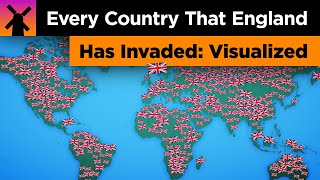 Every Country England Has Invaded Visualized [upl. by Hadeis]