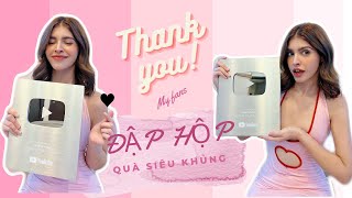 Andrea Aybar  Lần đầu ĐẬP HỘP quà SIÊU KHỦNG trên YouTube của An andreaaybar vlog unbox [upl. by Arri]