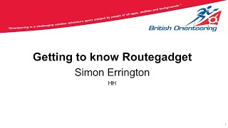 Getting to know Routegadget [upl. by Wallach880]