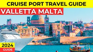 Valletta Malta Cruise Port Travel Guide 2024  Cruise Visitors Guide [upl. by Neeham291]