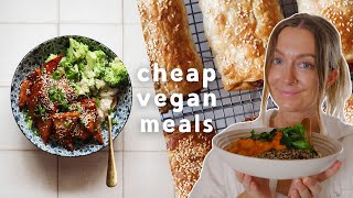 Budgetfriendly VEGAN meals I absolutely love high protein [upl. by Uyerta]