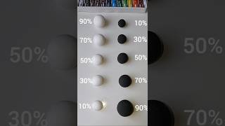 Black vs white supar satisfying colour mixing shorts colormixing clay satisfying [upl. by Erlin137]