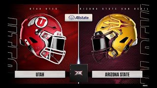 Utah Utes vs Arizona State Sun Devils  Full Football Game [upl. by Atteram]