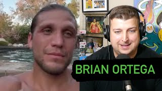 Brian Ortega Talks Fight vs Diego Lopes Topuria v Holloway Training w Merab Meaning of UFC 306 [upl. by Reppart]