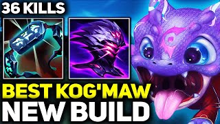 RANK 1 BEST KOGMAW IN THE WORLD NEW BUILD GAMEPLAY  Season 14 League of Legends [upl. by Iey]