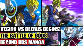 Beyond Dragon Ball Super Vegito Vs Beerus Finale Ultimate Vegito Defeats Beerus [upl. by Trace]