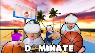 Little Kids DOMINATE in Gym Class VR VR Basketball [upl. by Nonnair]