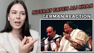 German Reaction  Nusrat Fateh Ali Khan  Mustt Mustt Live at at WOMAD Yokohama 1992 [upl. by Elcin769]