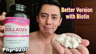 NEW amp IMPROVED NEOCELL SUPER COLLAGEN WITH VITAMIN C CALCIUM ASCORBATE BIOTIN REVIEW MAS EFFECTIVE [upl. by Damales]