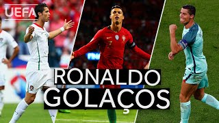 CRISTIANO RONALDO Great PORTUGAL Goals [upl. by Ravo]