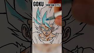 Drawing Goku In Shintani Style [upl. by Ettevy]