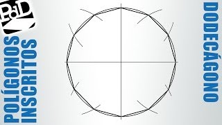 Decágono inscrito en una circunferencia polígonos regulares circunscritos [upl. by Imis487]