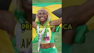 The Top 5 Fastest Female 100Meter Runners shorts [upl. by Pampuch]