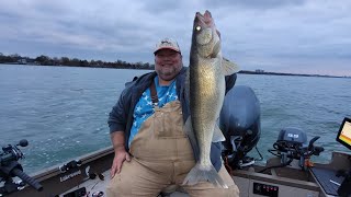 Lake Erie Fall Brawl and Walleye Slam Day 7 Part 1 [upl. by Lladnek]