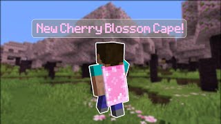 New Minecraft CHERRY BLOSSOM Cape [upl. by Cirre]