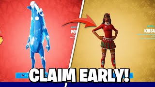 How to get KRISABELLE amp POLAR PEELY EARLY Fortnite Winterfest 2021 [upl. by Artenek]