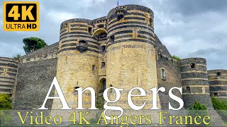 Angers  France  4K  City of Angers [upl. by Anetsirhc]