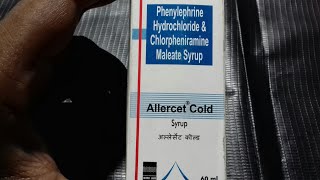 Allercet Cold Syrup Use And Side Effect Full Hindi Review [upl. by Oicirbaf]