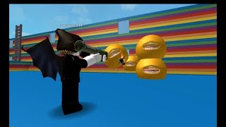 Destroy the Annoying Orange Roblox Gears Allowed [upl. by Atiz]