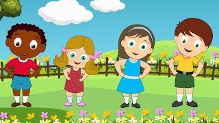 Nursery Rhyme Street  Head Shoulders Knees and Toes  Popular Nursery Rhymes and Kids Songs  Ep 15 [upl. by Ck901]